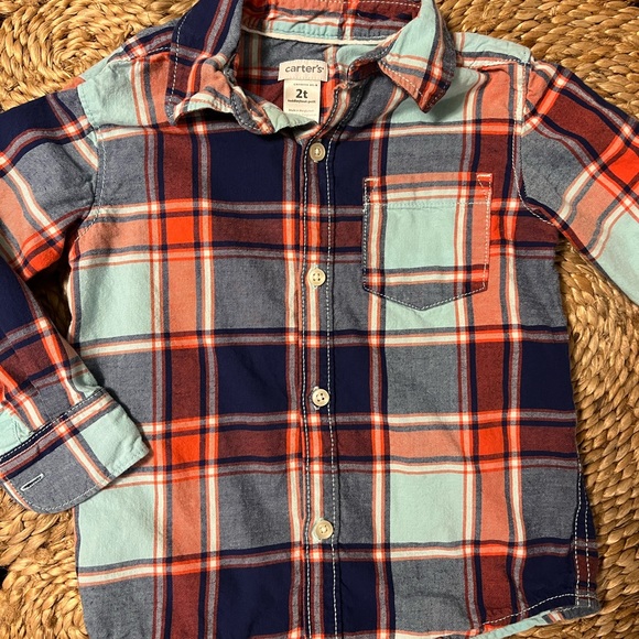 Carters Button Down Shirts - Picture 2 of 5